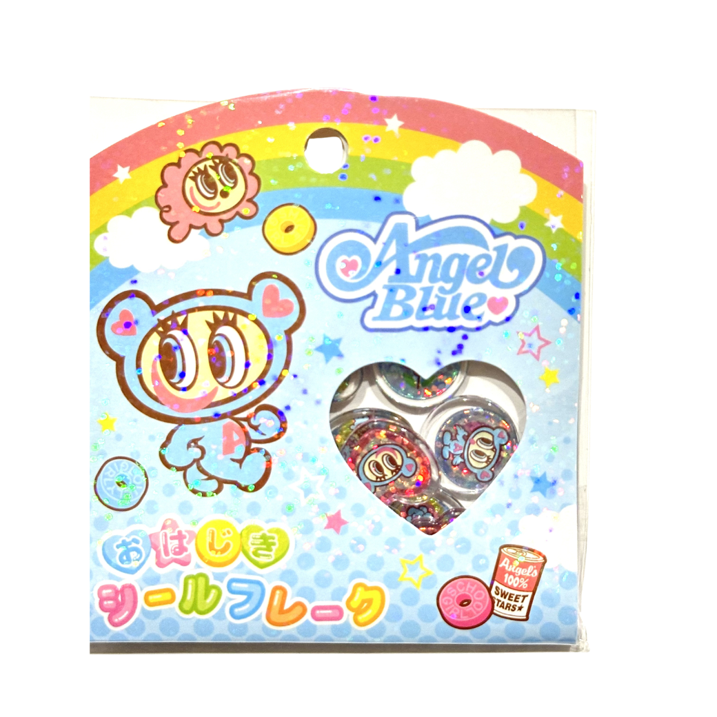 エンジェルブルー おはじきシールフレーク