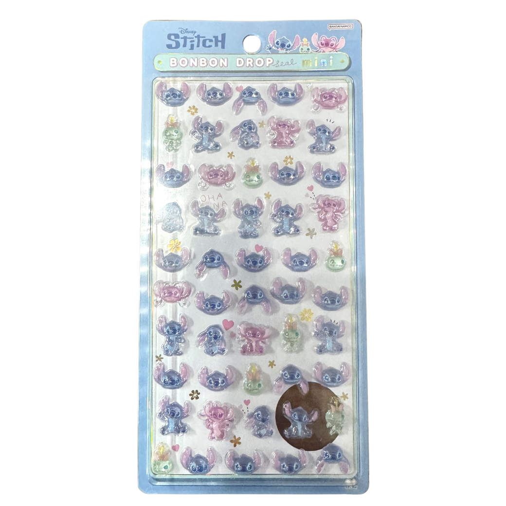 スティッチ　 ボンボンドロップシール　ミニ