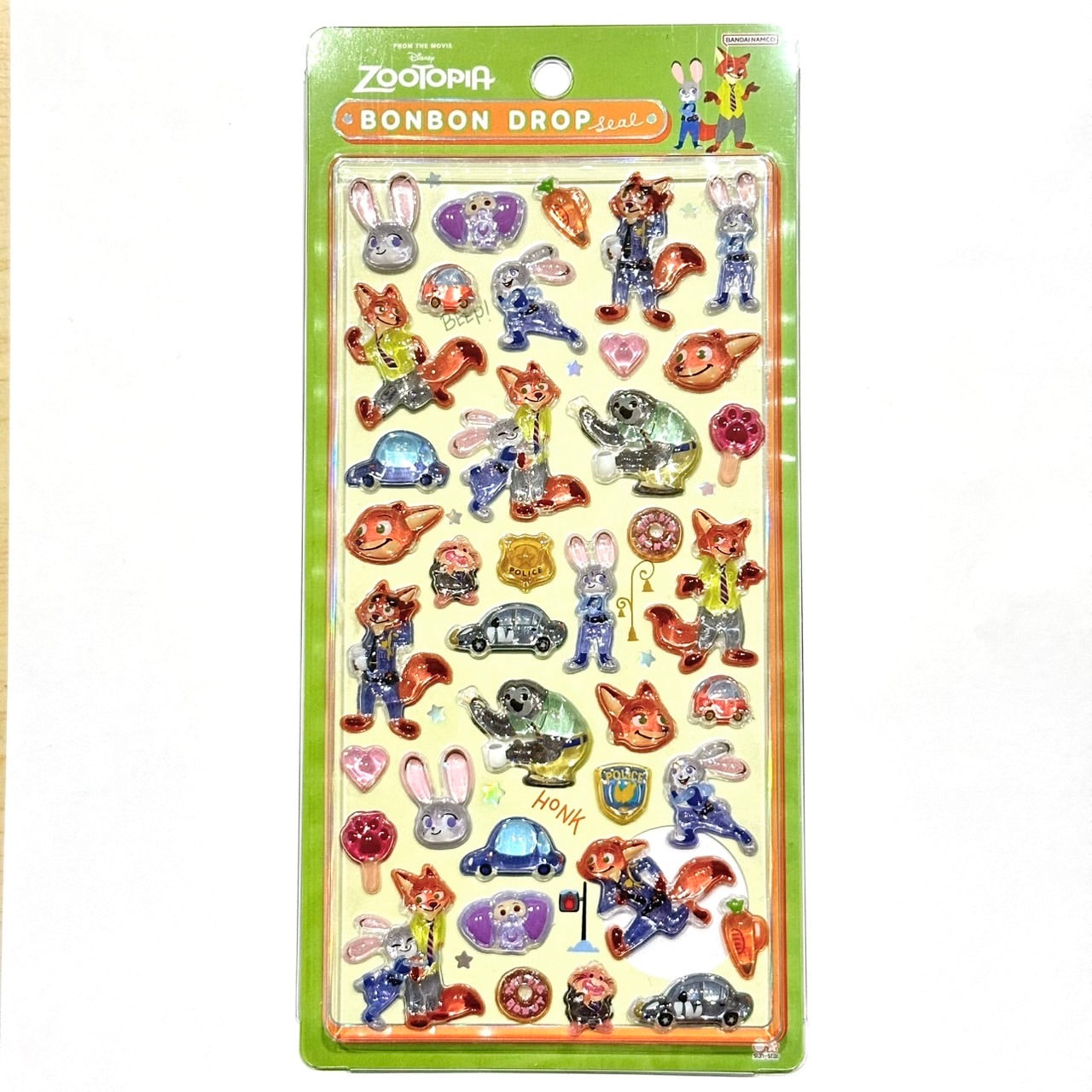 ズートピア　ボンボンドロップシール