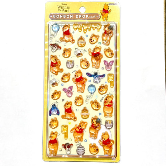 プーさん ボンボンドロップシール