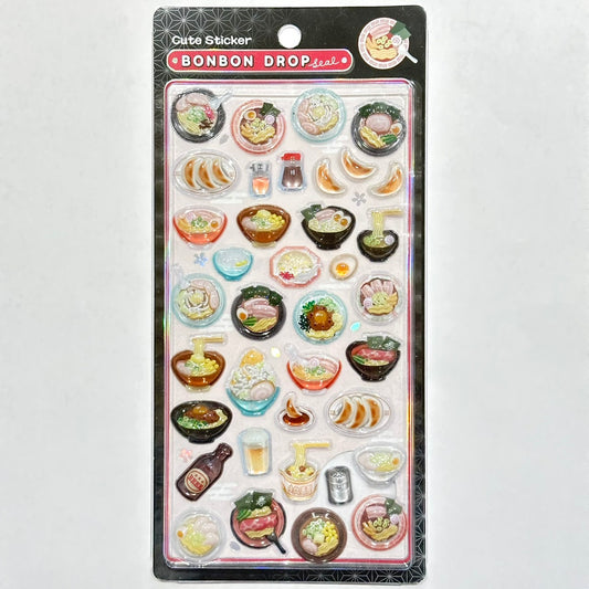 ラーメン　和柄 ボンボンドロップシール