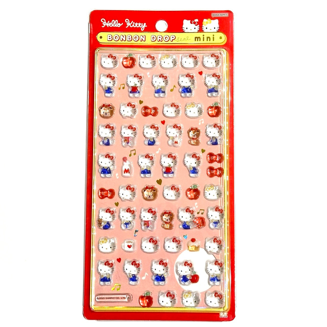 ボンボンドロップシールminiハローキティ(赤)